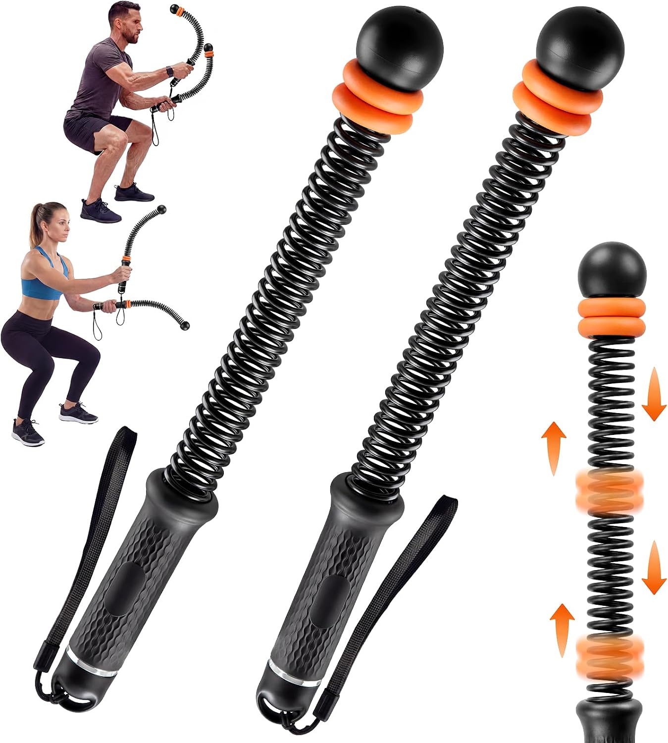 Home Gym Portable - Verstelbare touwloze battle ropes voor thuisgym