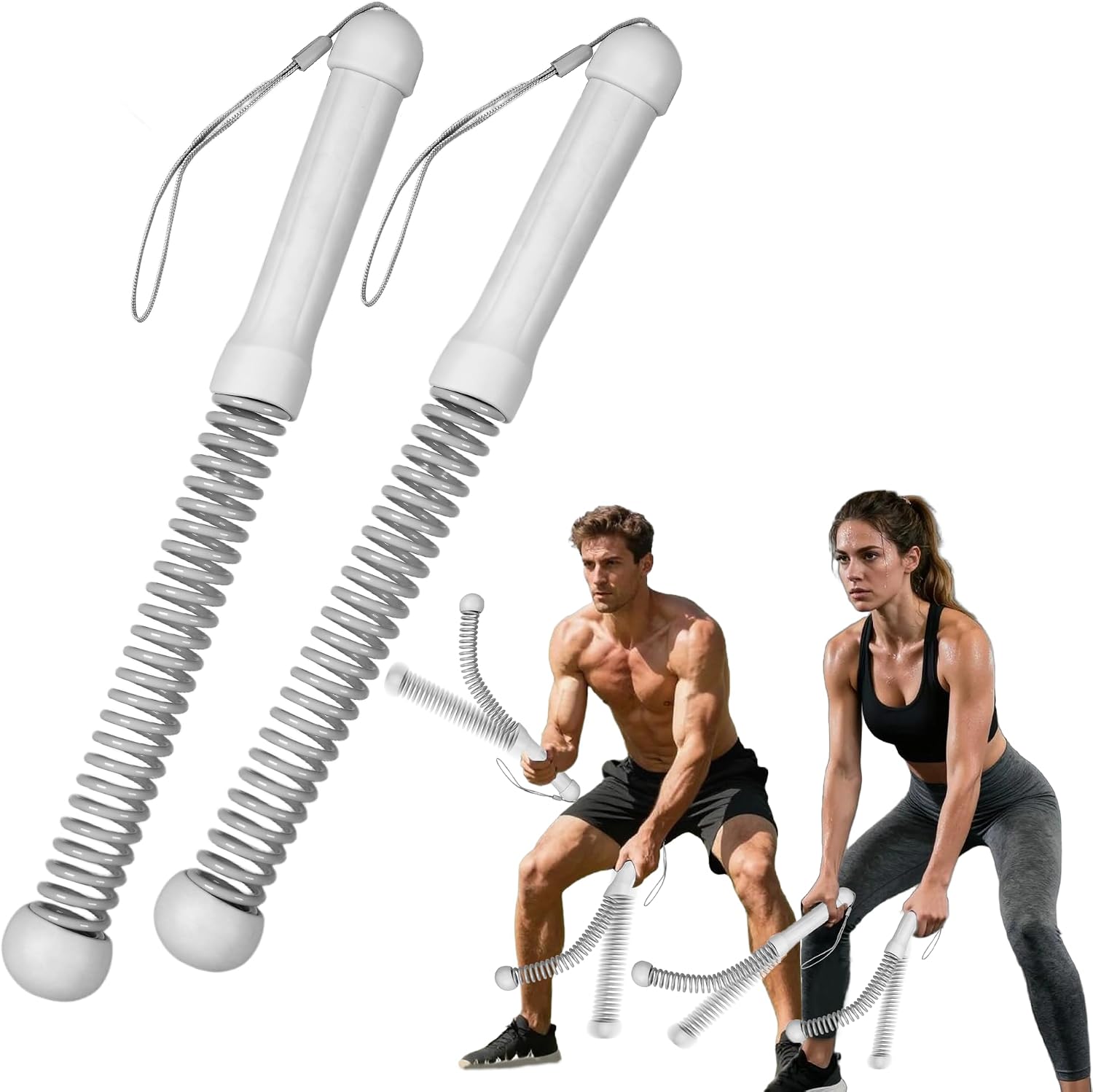 Battle Rope Heavy - 2e generatie Ropeless Battle Ropes voor