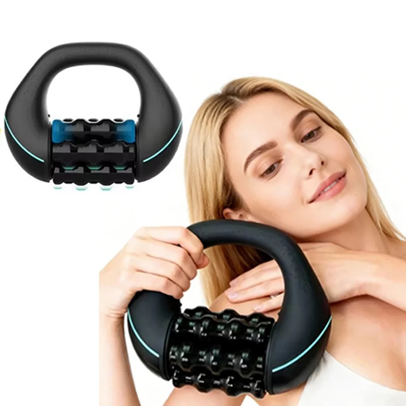 Home Gym Portable - Vibrerende handmassageroller, instelbare snelheid, USB oplaadbaar,