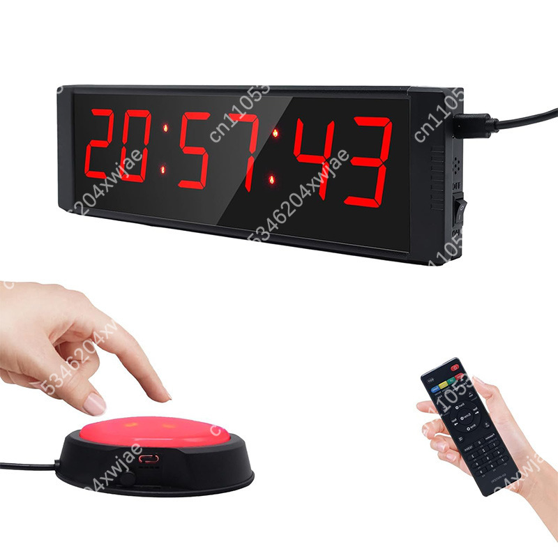 Home Gym Portable - Multifunctionele fitness-intervallentimer met groot LCD-scherm voor
