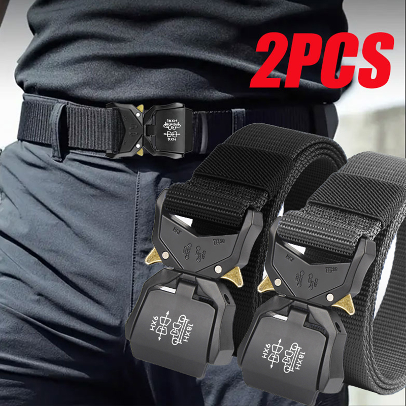 Battle Rope Heavy - 2PCS-Heavy Duty tactische riem met snelsluiting,