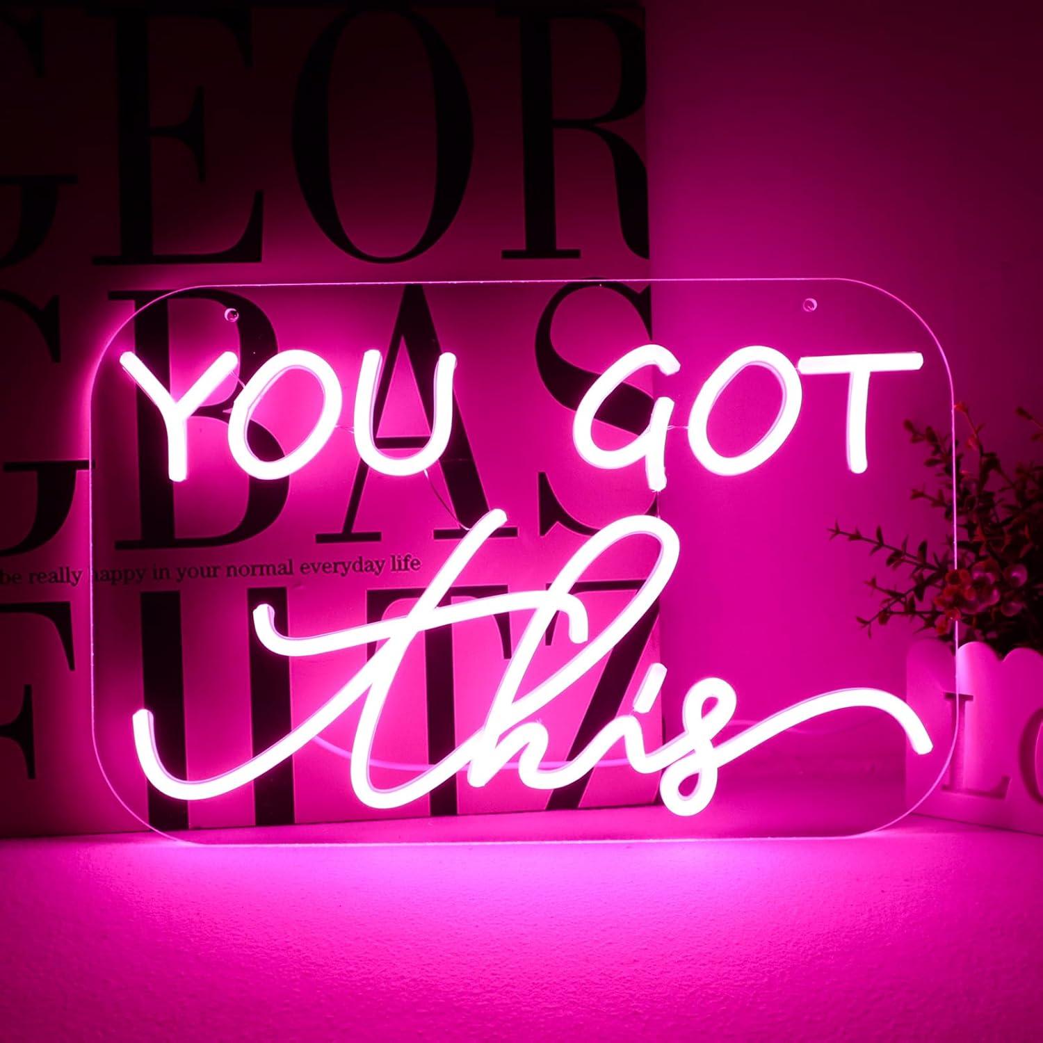 Je hebt dit neonbord: USB dimb - Home Gym Neon Sign recensie en prijs