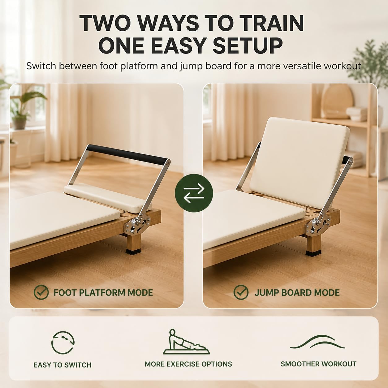 Opvouwbare Pilates Reformer, f - Leg Home Gym Workout recensie en prijs