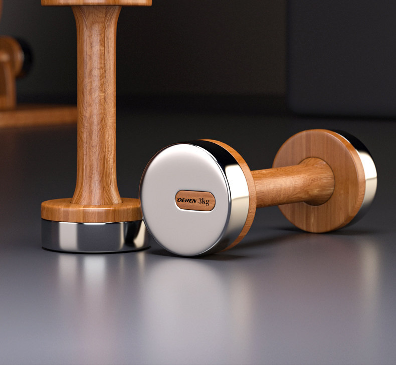 Verstelbare halterset van hout - Home Gym Equipment Set recensie en prijs