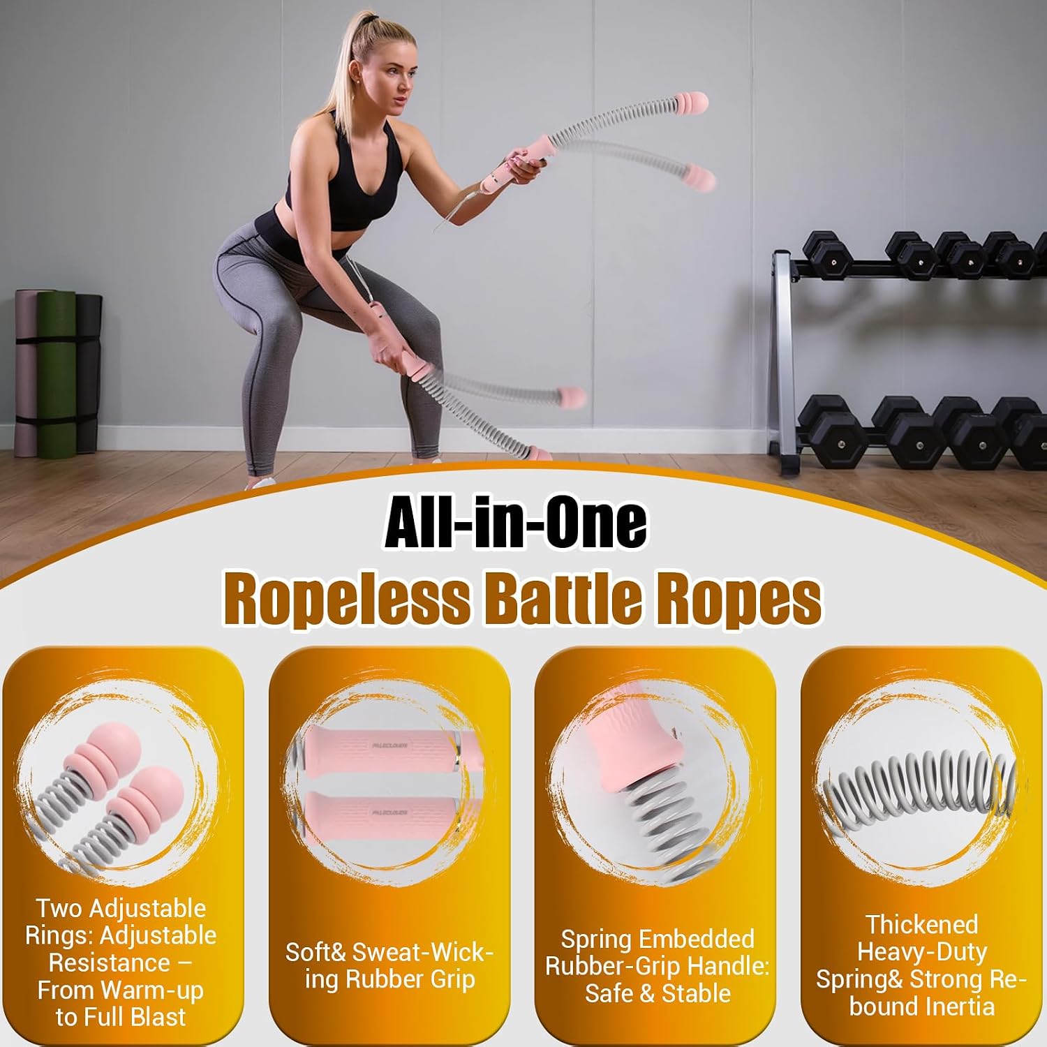 Draagbare touwloze battle rope - Home Gym Portable recensie en prijs