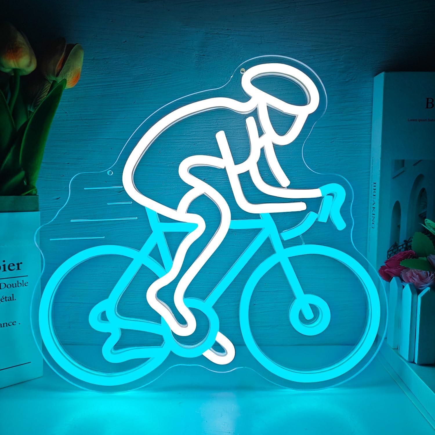 Fietsend fietser neonbord dimb - Home Gym Neon Sign recensie en prijs